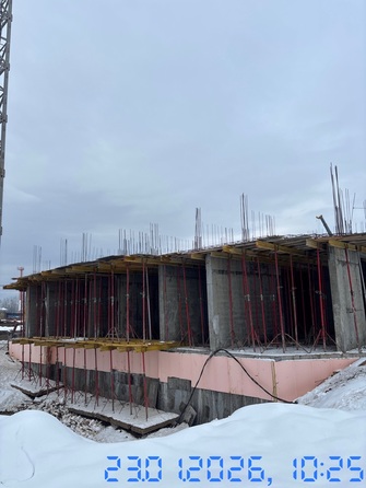 Ход строительства 23 января 2026