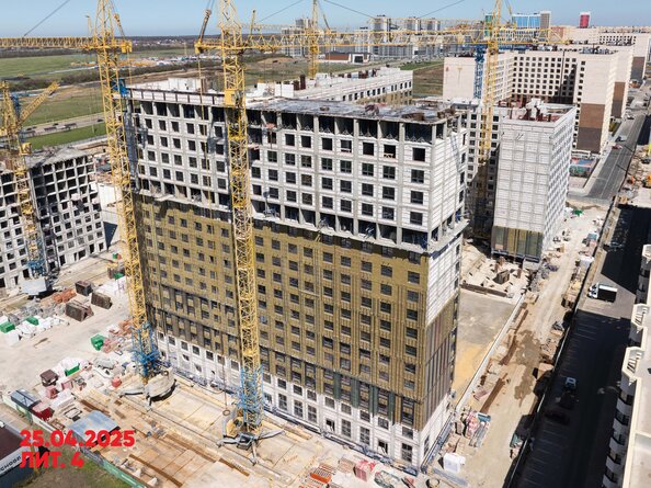 Ход строительства 28 апреля 2025