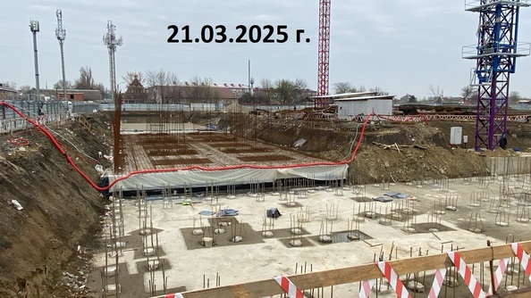 Ход строительства 24 марта 2025