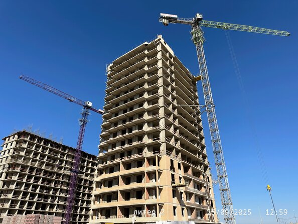Ход строительства 25 сентября 2025