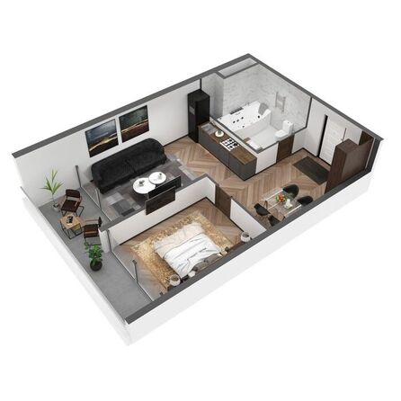 Планировка 2-комн 58,1 м²