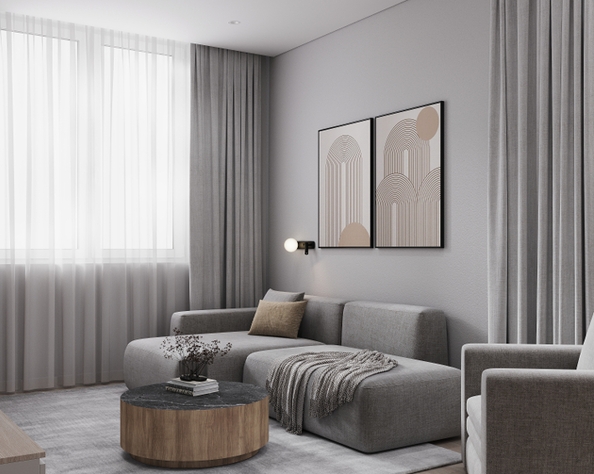 
  Продается 1-комн. квартира, 47.98 м², ЖК НА ВЫСОТЕ
. Фото 26.