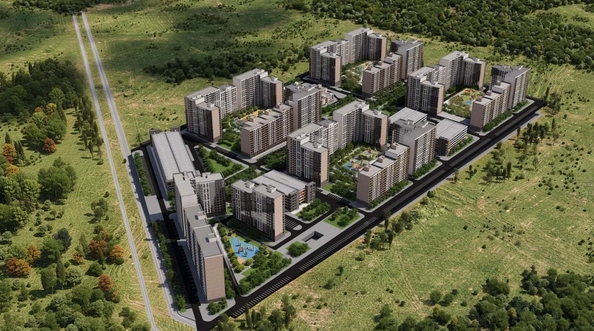 
  Продается 2-комн. квартира 63.86 м², в ЖК Горные высоты, литер 5.1. Фото 2.