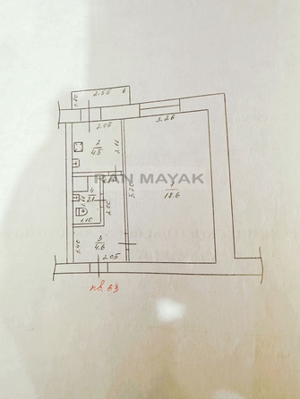 
   Продам 1-комнатную, 30 м², Комсомольская 2-я ул, 25

. Фото 1.