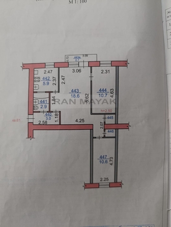 
   Продам 3-комнатную, 55.9 м², Пролетарская 2-я ул, 336

. Фото 1.