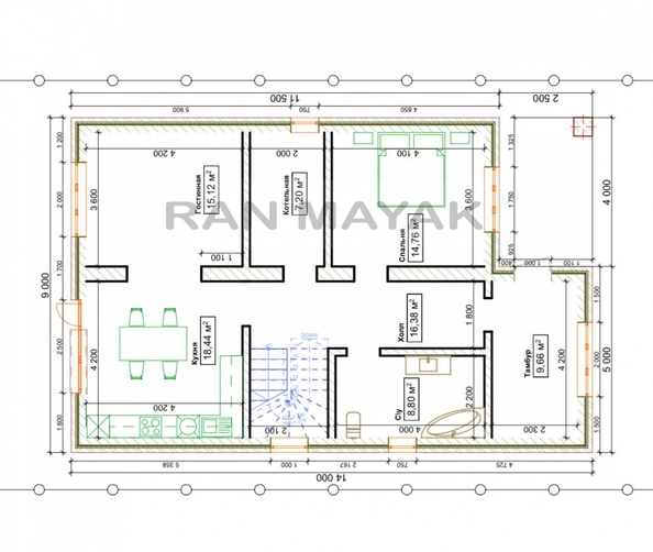 
   Продам дом, 167 м², Майкоп

. Фото 3.