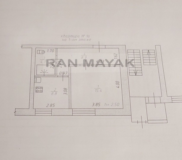 
   Продам 1-комнатную, 37.7 м², Кооперативная (Сад тер. СНТ) ул, 76

. Фото 2.