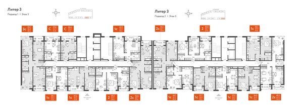 
   Продам 2-комнатную, 64.7 м², Колхозная ул, 5/2 к4

. Фото 1.