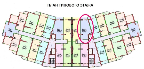 
   Продам 1-комнатную, 34.9 м², Гайдара ул, 22

. Фото 10.