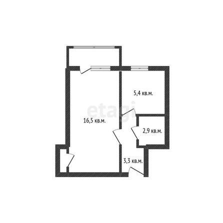 
   Продам 1-комнатную, 28.7 м², 2-й Онежский (ТЭЦ жилой массив тер.) проезд, 6

. Фото 11.