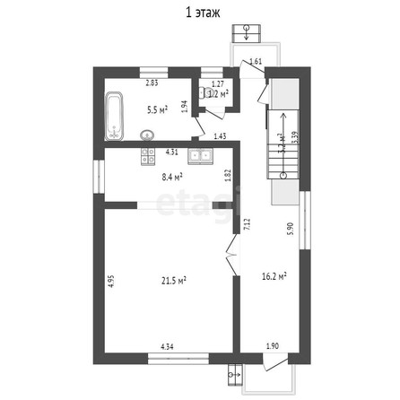 
   Продам дом, 136.6 м², Краснодар

. Фото 23.