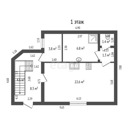 
   Продам дом, 95 м², Краснодар

. Фото 15.