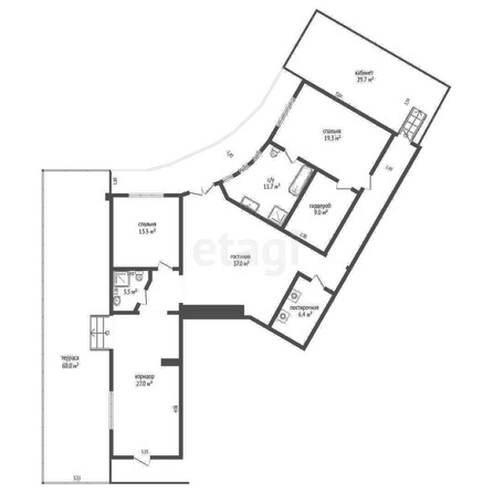 
   Продам 3-комнатную, 150.4 м², Кубанская Набережная ул, 31  1

. Фото 1.