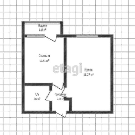 
   Продам 1-комнатную, 39.3 м², Героя Георгия Бочарникова ул, 4 к3

. Фото 21.