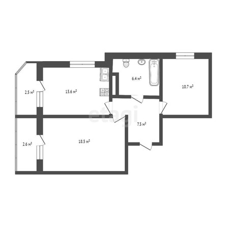 
   Продам 2-комнатную, 62 м², Мачуги В.Н. ул, 166А к1

. Фото 19.