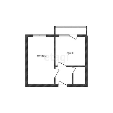 
   Продам 1-комнатную, 39.2 м², Приозерная ул, 2/2

. Фото 14.