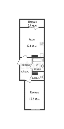 
   Продам 1-комнатную, 42.9 м², Питерская ул, 40/1

. Фото 25.