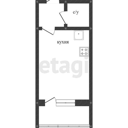 
   Продам студию, 19.7 м², Круговая ул, 4в/2

. Фото 14.