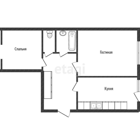 
   Продам 2-комнатную, 59.9 м², Восточно-Кругликовская ул, 22/2

. Фото 24.