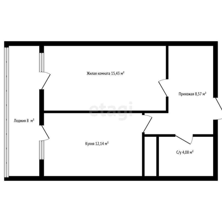 
   Продам 1-комнатную, 40.3 м², Старокубанская ул, 137/1

. Фото 11.