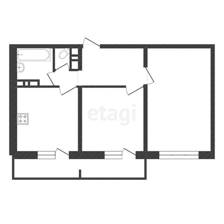 
   Продам 2-комнатную, 56.2 м², Черкасская ул, 62/1

. Фото 10.