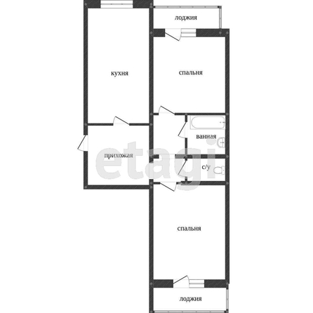 
   Продам 2-комнатную, 63 м², Домбайская ул, 55/6

. Фото 15.