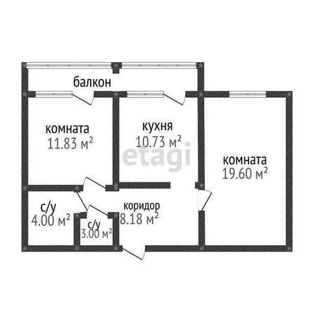 
   Продам 2-комнатную, 51.6 м², Боспорская ул, 2

. Фото 8.