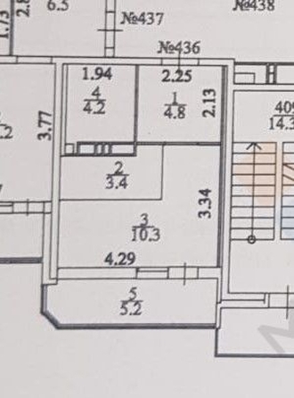 
   Продам 1-комнатную, 25.3 м², Героя Яцкова И.В. ул, 19к2

. Фото 9.