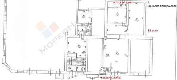 
   Продам помещение свободного назначения, 216.9 м², Мира ул, 29

. Фото 8.