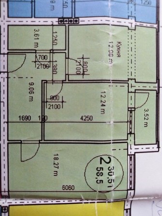 
   Продам 2-комнатную, 55.7 м², Прокофьева С.С. ул, 4

. Фото 17.