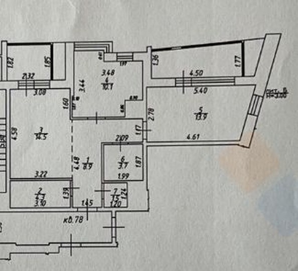 
   Продам 2-комнатную, 68 м², Александра Покрышкина ул, 25А к2

. Фото 11.