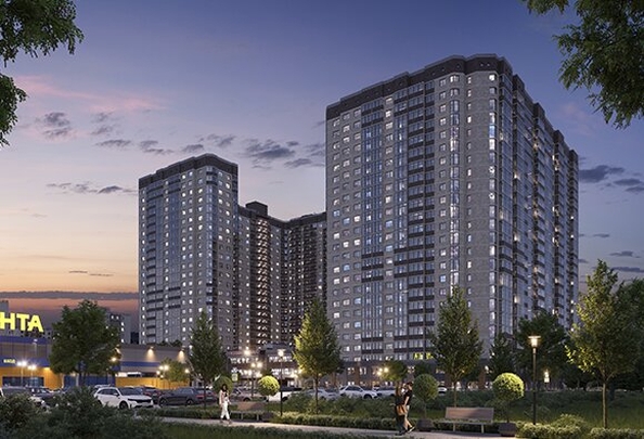 
   Продам 2-комнатную, 58.47 м², Гулливер, литера 3

. Фото 2.