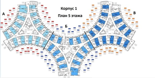 
   Продам 1-комнатную, 21.9 м², Крымская ул, 44

. Фото 16.