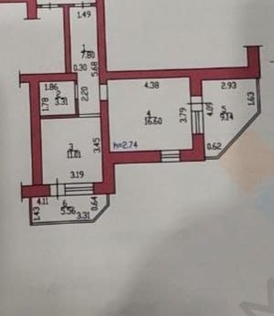 
   Продам 2-комнатную, 48.7 м², Восточно-Кругликовская ул, 64

. Фото 9.