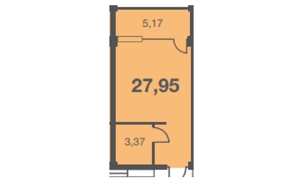 
   Продам 1-комнатную, 27.95 м², Старошоссейная ул, 5к8

. Фото 2.