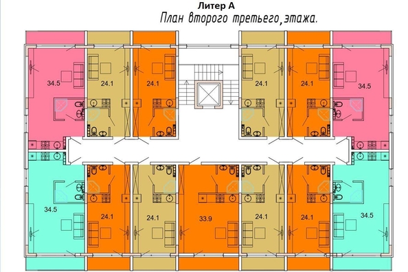 
   Продам 1-комнатную, 25.1 м², Львовская ул, 74А

. Фото 19.