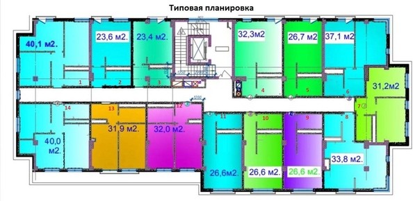 
   Продам 1-комнатную, 26.6 м², Волжская ул, 28

. Фото 7.