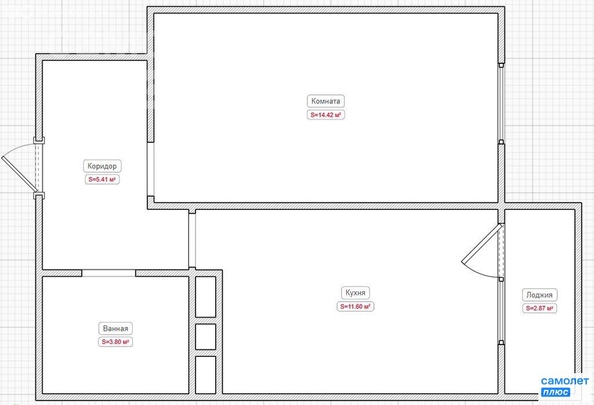 
   Продам 1-комнатную, 36.2 м², Дубравная ул, 1

. Фото 3.