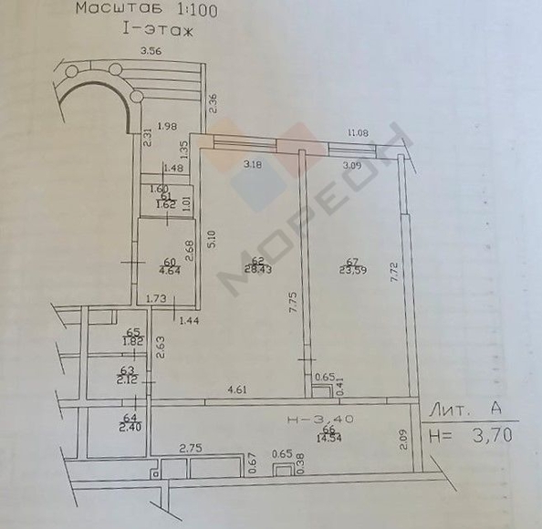 
   Продам помещение свободного назначения, 79 м², Клары Лучко б-р, 8

. Фото 2.