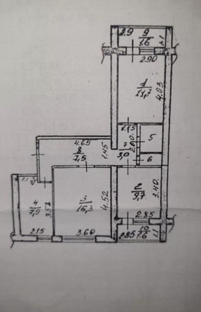 
   Продам 3-комнатную, 60 м², Маяковского ул, д 6

. Фото 9.