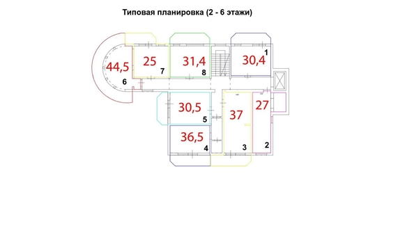 
   Продам 1-комнатную, 36.5 м², Багратиона ул, 2Д

. Фото 8.