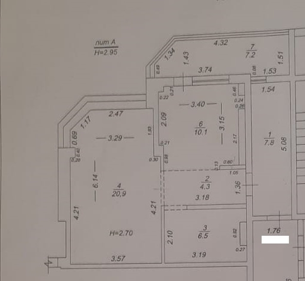 
   Продам 2-комнатную, 57 м², Ленина ул, 195

. Фото 13.