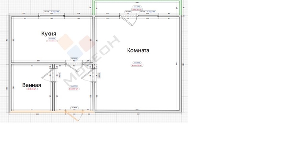 
   Продам 1-комнатную, 38.1 м², Зиповская ул, 41

. Фото 19.