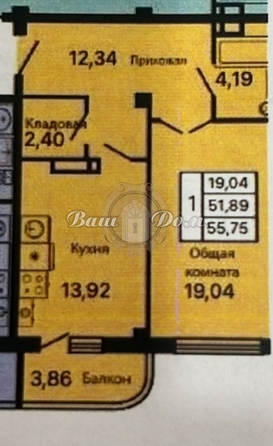 
   Продам 1-комнатную, 55.75 м², Маршала Жукова ул, 2к1

. Фото 12.