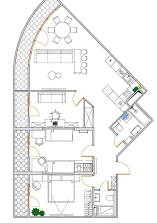 
   Продам 3-комнатную, 102 м², Мира ул, к л

. Фото 1.