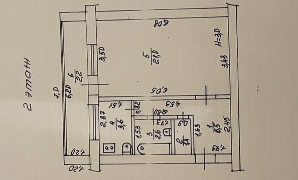 
   Продам 1-комнатную, 42 м², Шевченко ул, 1

. Фото 10.