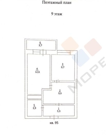 
   Продам 1-комнатную, 41.4 м², Евгении Жигуленко ул, 3к1

. Фото 12.