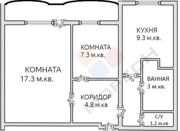 
   Продам 2-комнатную, 49 м², Рашпилевская ул, 32

. Фото 20.