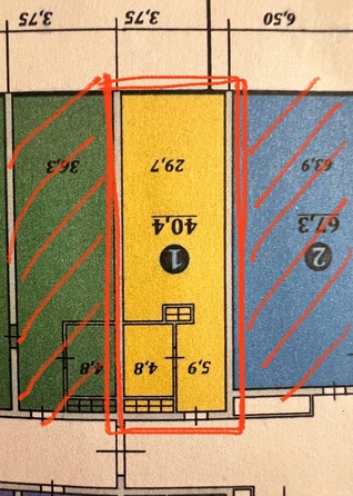 
   Продам 1-комнатную, 40 м², Мира ул, д 40

. Фото 1.