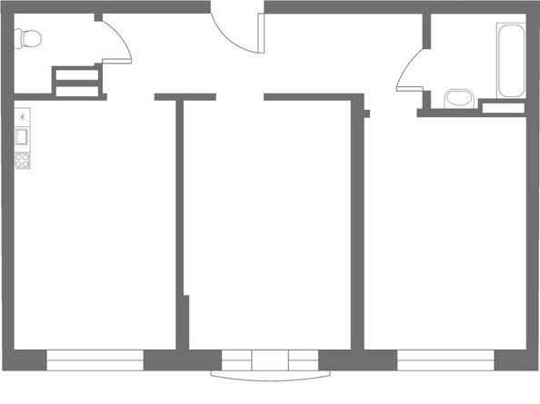 
   Продам 2-комнатную, 53.92 м², Краснодонская ул, 46

. Фото 4.